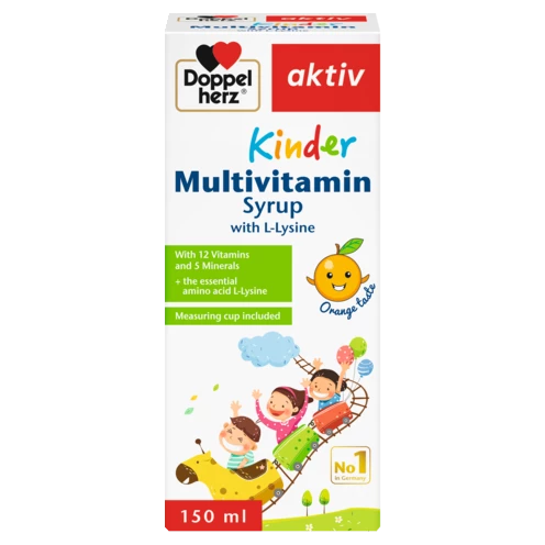 Doppelherz aktiv KINDER Multivitamin Syrup Преден поглед