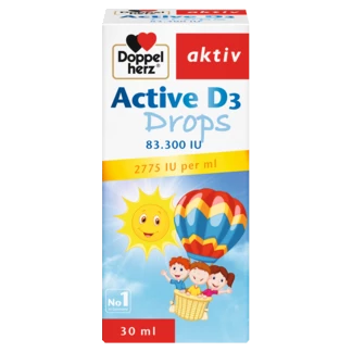 Doppelherz aktiv Active D3 Drops front view