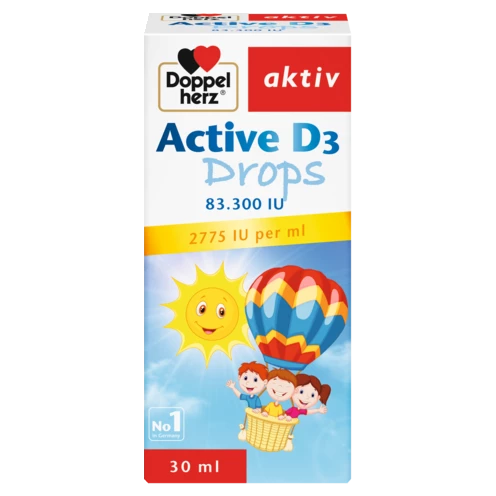 Doppelherz aktiv Active D3 Drops front view