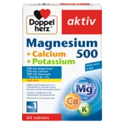 Doppelherz aktiv Magnesium 500 + Calcium + Potassium front view