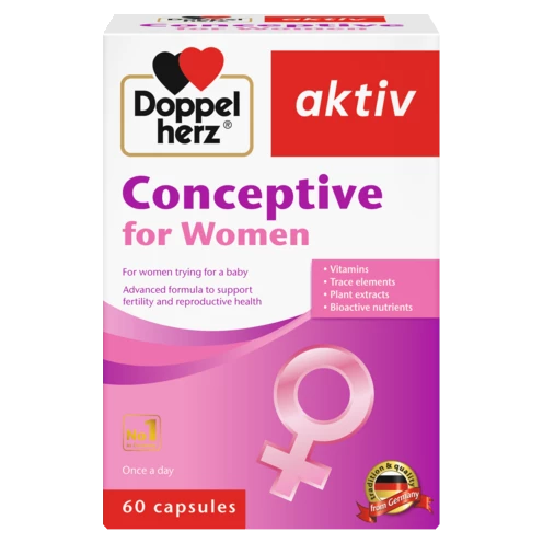 Doppelherz aktiv Conceptive for Women front view