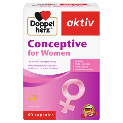 Doppelherz aktiv Conceptive for Women front view