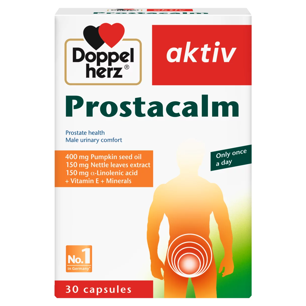 Doppelherz aktiv Prostacalm front view
