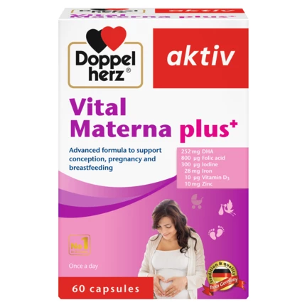 Doppelherz aktiv Vital Materna plus+ front view