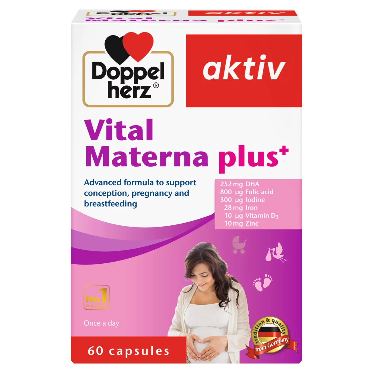 Doppelherz aktiv Vital Materna plus+ front view