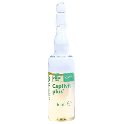 Illustration of the product packaging Doppelherz aktiv Capilvit plus+ rear view