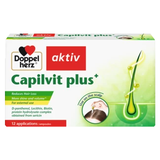 Doppelherz aktiv Capilvit plus+ front view